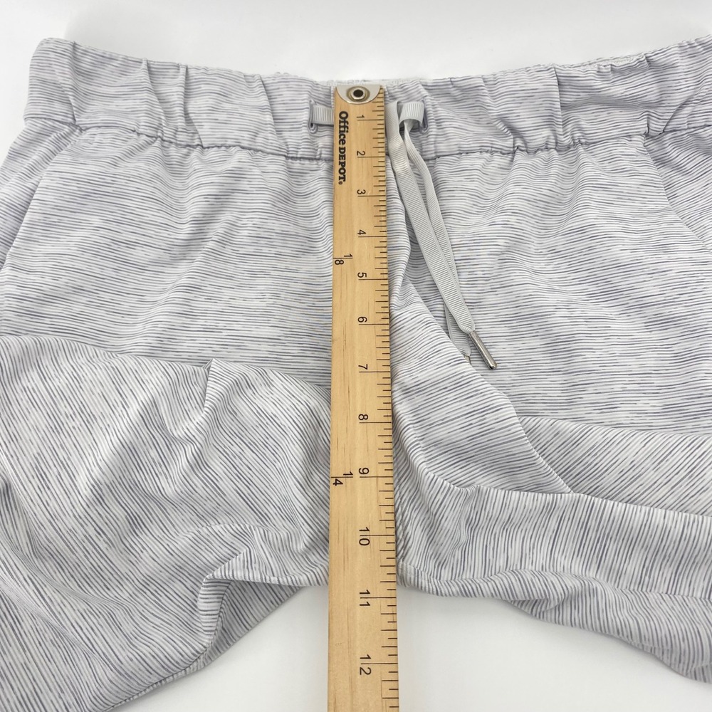 Lululemon On the Fly 7/8 Pant Women 8 Grey Space Dye Luxtreme Joggers LW5BVFS - Picture 7 of 11